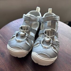 Keen Kids' Silver and White Sandals size 3